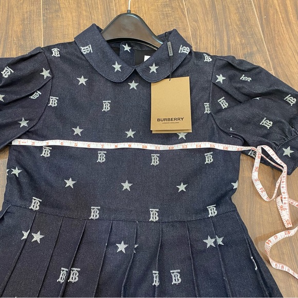 Burberry Jean Dress BURBERRY BURBERRY BRIT DENIM DRESS  STORM IN A TEACUP
